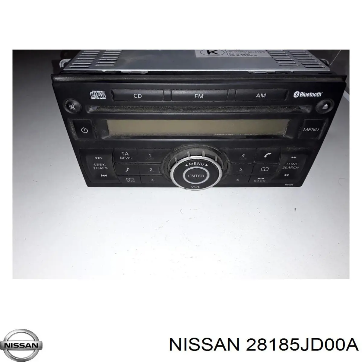 28185JD00A Nissan магнітола (радіо am/fm)