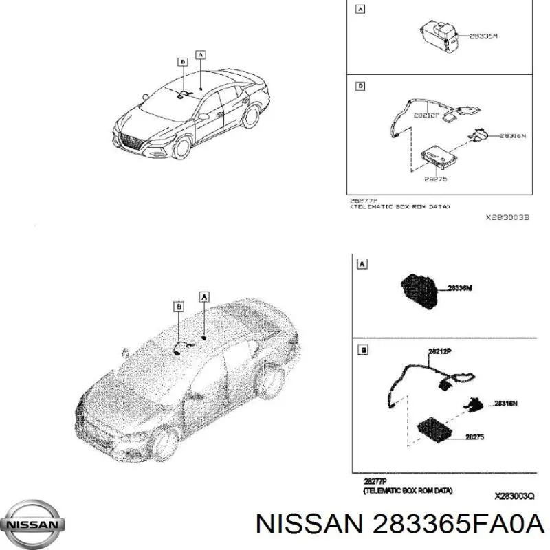 283365FA0A Nissan/Infiniti Мікрофон