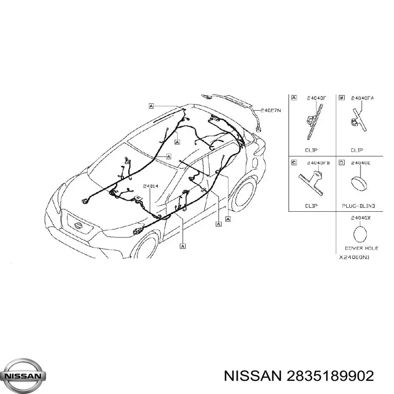  Nissan/Infiniti 2835189902 ціна, від 5.19 USD