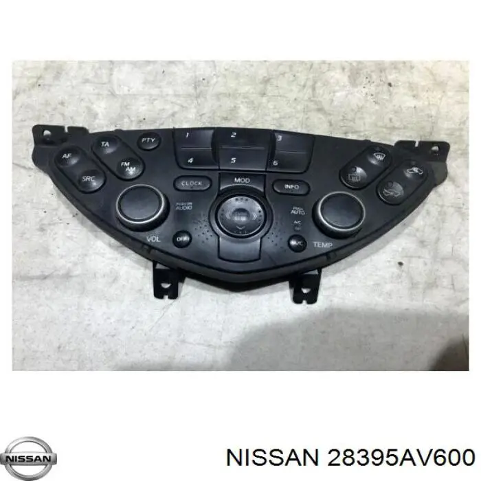 28395AV600 Nissan реостат/перемикач-регулятор режиму обігрівача салону