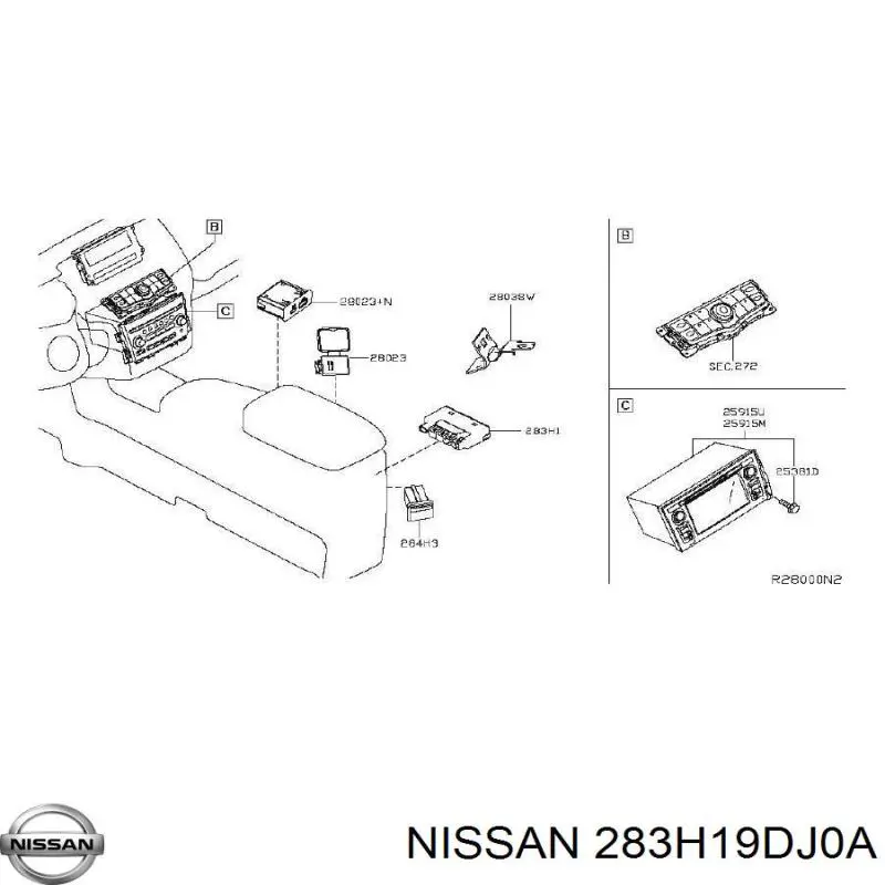 283H19DJ0A Nissan/Infiniti 