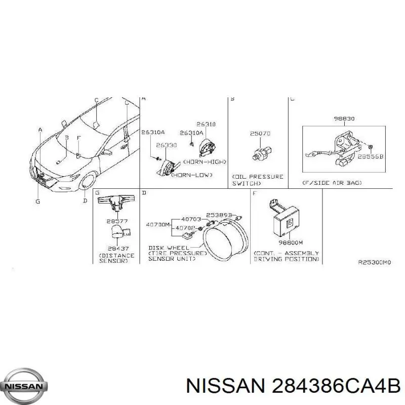 284386CA4B Nissan/Infiniti 