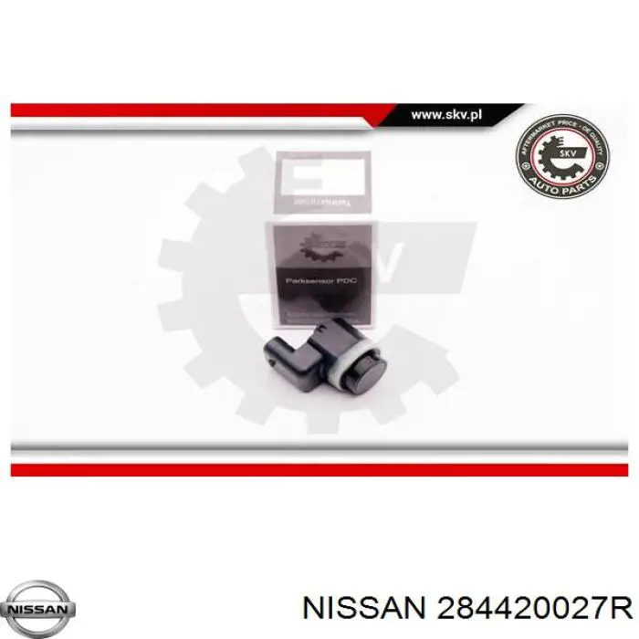 Купити 284420027R Nissan/Infiniti Датчик сигналізації паркування (парктронік), задній