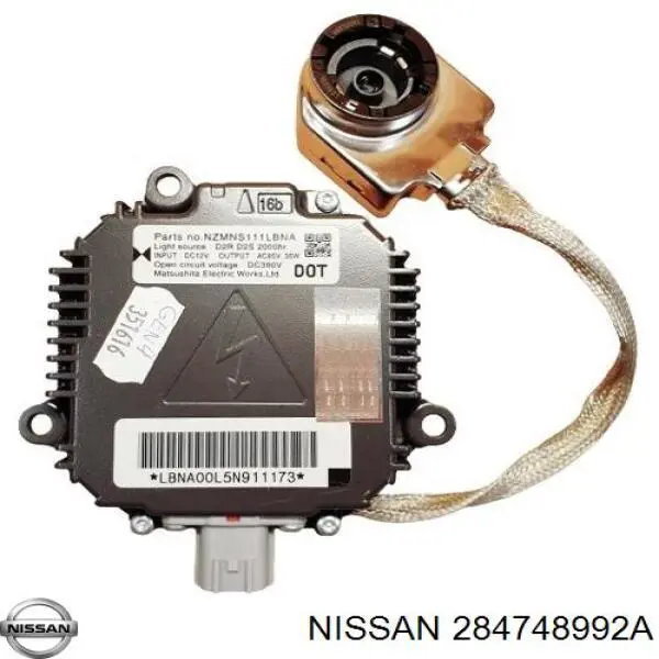 284748992A Nissan ксенон, блок керування