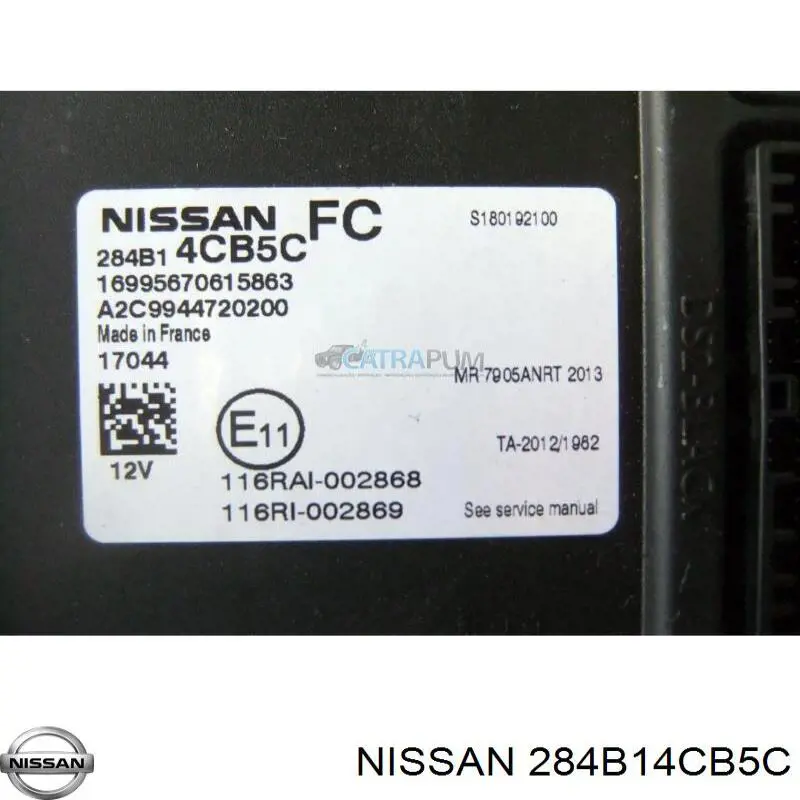 284B14CB5C Nissan/Infiniti Блок комфорту
