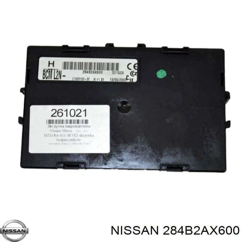 284B2AX600 Nissan/Infiniti Блок комфорту