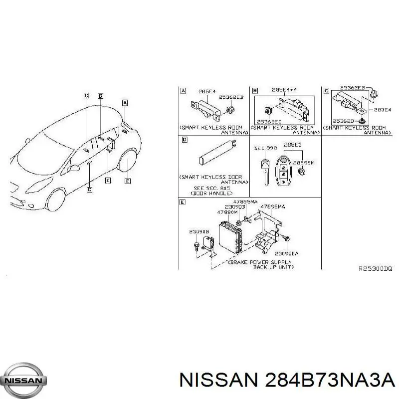 284B73NA3A Nissan/Infiniti Блок реле