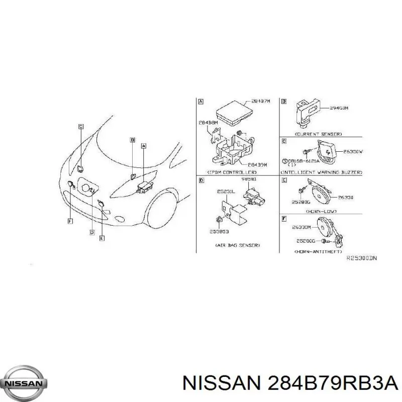 284B79RB3A Nissan/Infiniti 