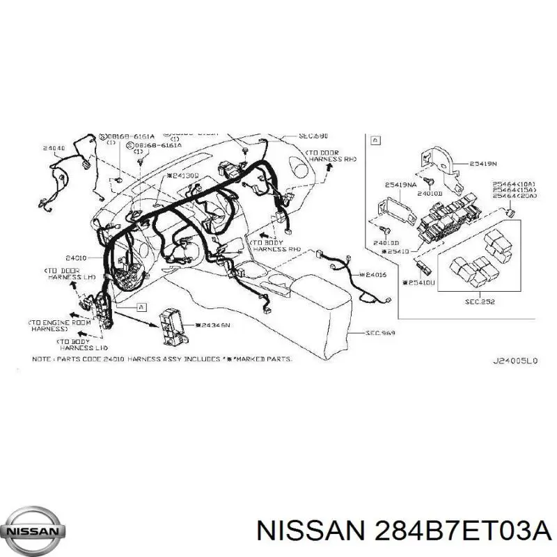 284B7ET01A Nissan/Infiniti 