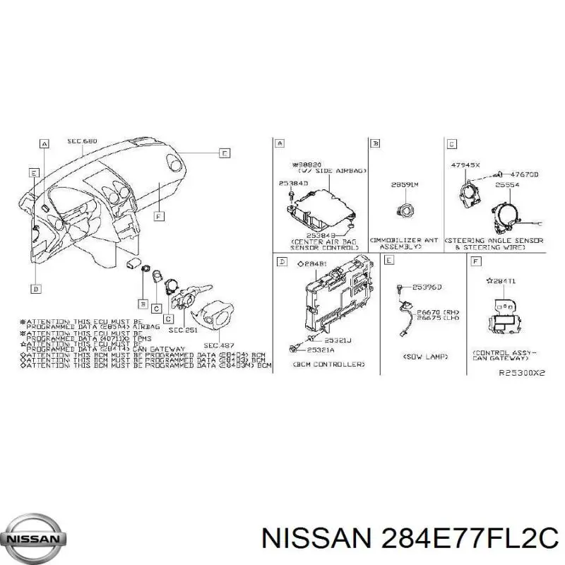 284E77FL2C Nissan/Infiniti 