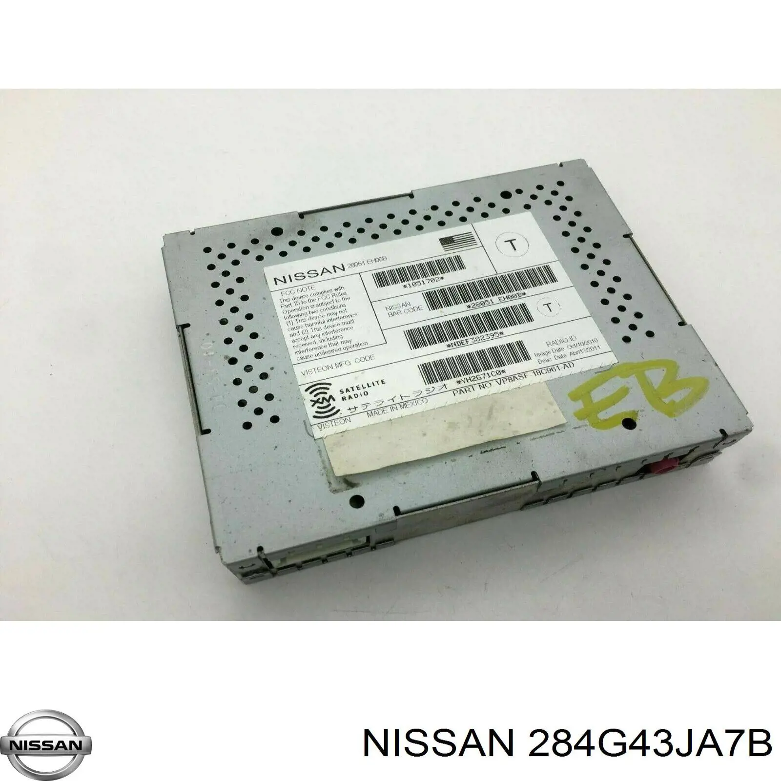 284G43JA8A Nissan/Infiniti Блок управління відкриття кришки багажника
