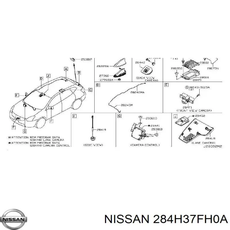  284H37FH0A Nissan