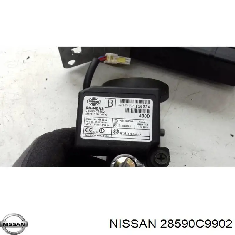 Антена/кільце имобілайзера на Nissan Almera (V10)