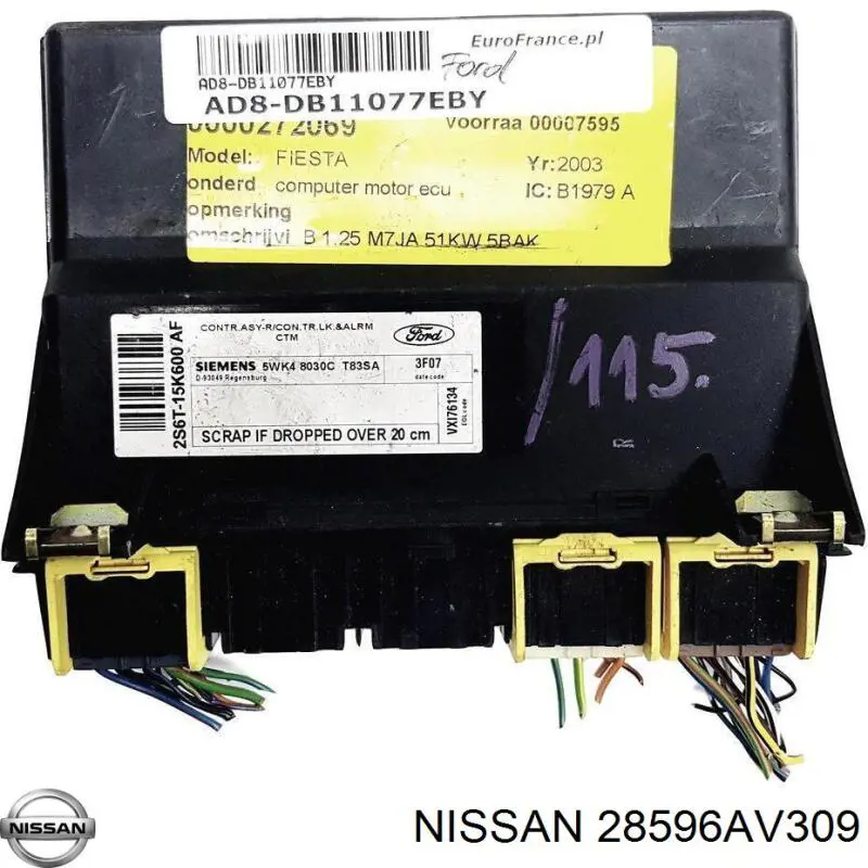  28596AV309 Nissan