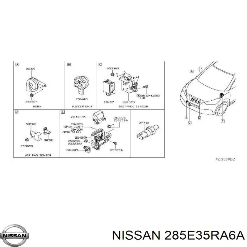 285E35RA6A Nissan/Infiniti 