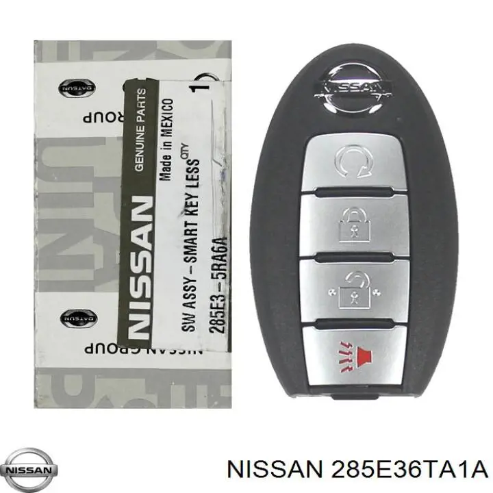 Ключ замка запалювання 285E36TA1A Nissan/Infiniti