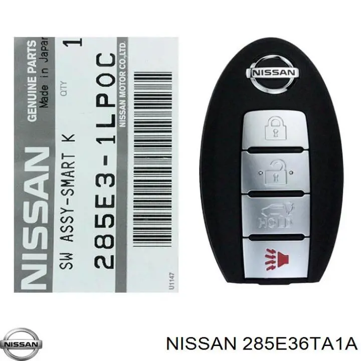 285E36TA1A Nissan/Infiniti Ключ замка запалювання