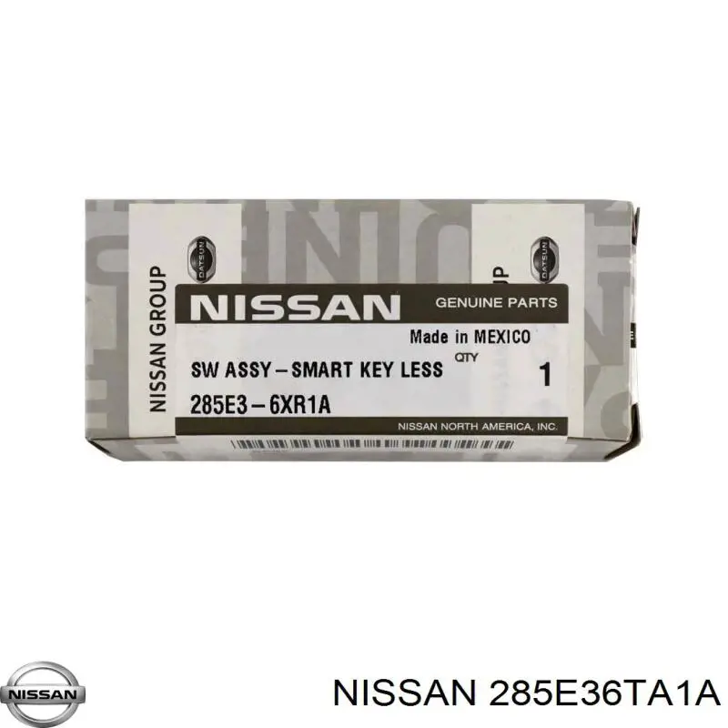 Купити 285E36TA1A Nissan/Infiniti Ключ замка запалювання