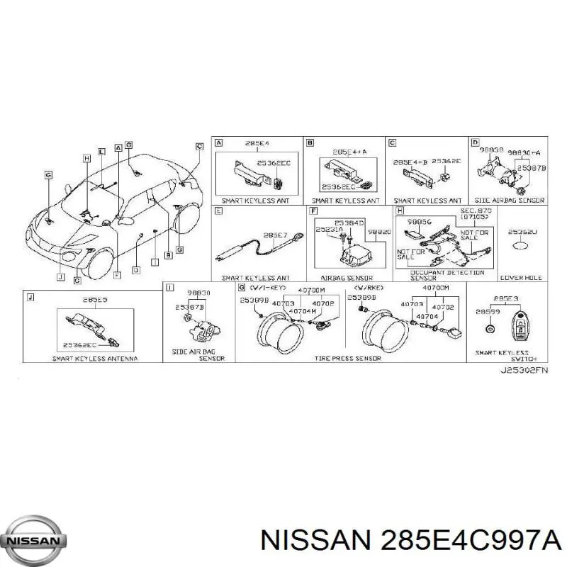 Купити 285E4C997A Nissan/Infiniti 