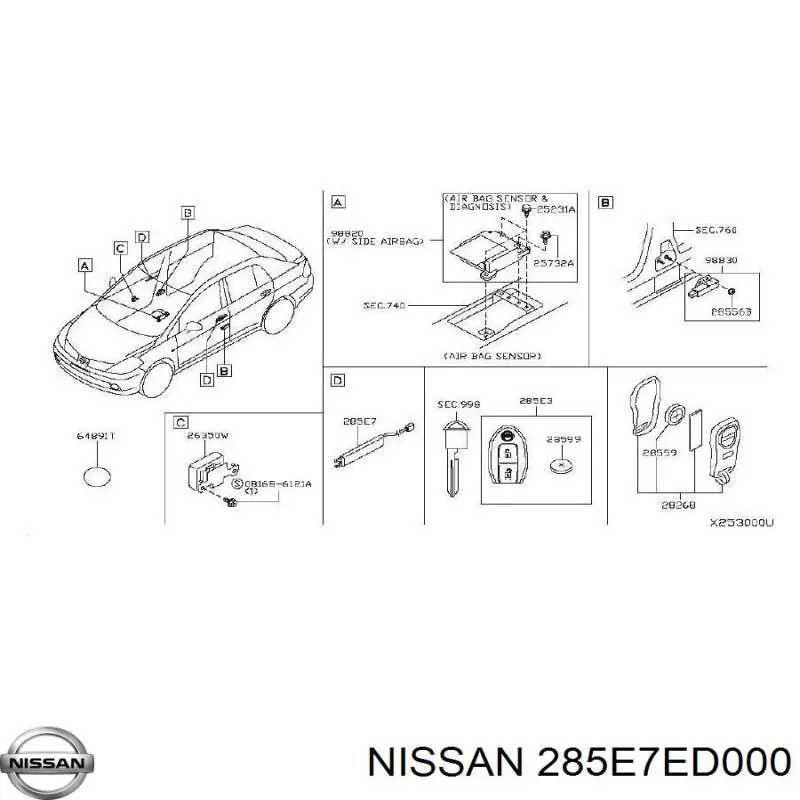 285E7ED000 Nissan/Infiniti 