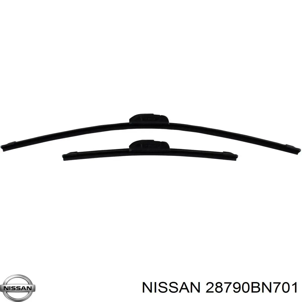 28790BN701 Nissan щітка-двірник заднього скла