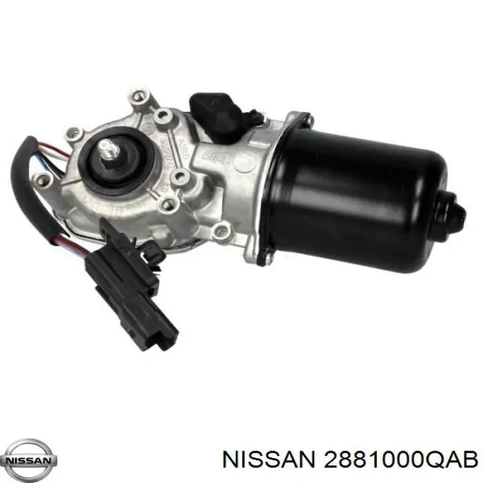 Двигун склоочисника лобового скла (трапеції) 2881000QAB Nissan/Infiniti