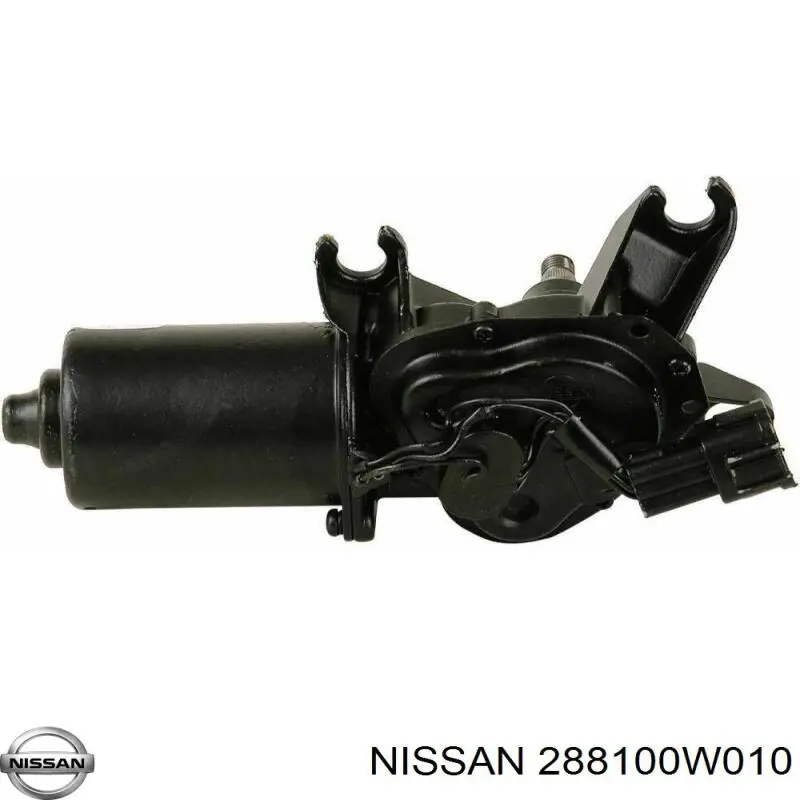 288100W010 Nissan двигун склоочисника лобового скла (трапеції)