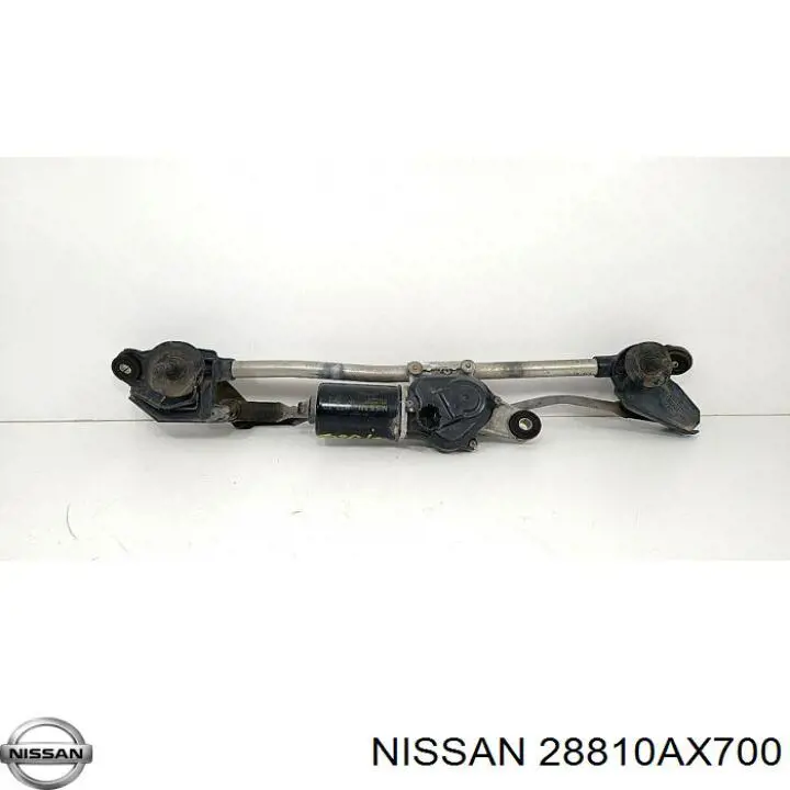 28810AX70A Nissan двигун склоочисника лобового скла (трапеції)