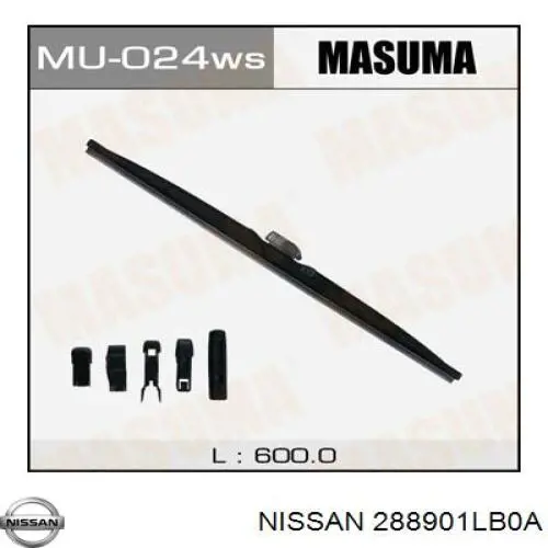 Купити 288901LB0A Nissan/Infiniti Щітка-двірник лобового скла, водійська