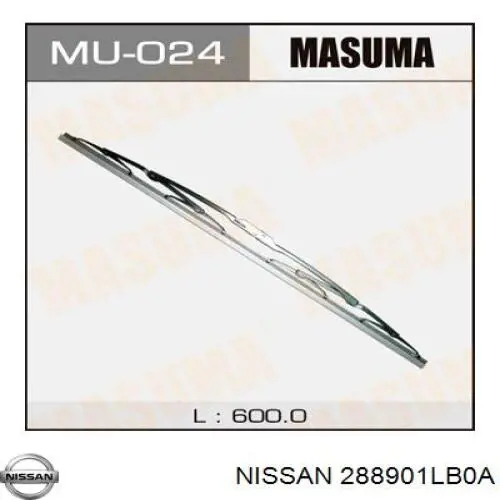 Щітка-двірник лобового скла, водійська Nissan/Infiniti 288901LB0A ціна, від 13.18 USD