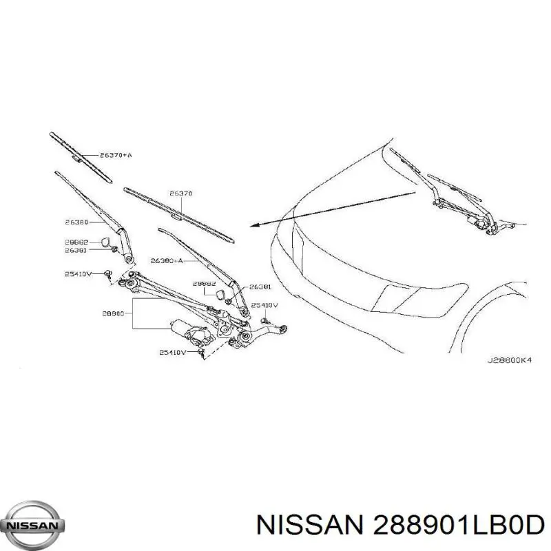 288901LB0D Nissan/Infiniti 