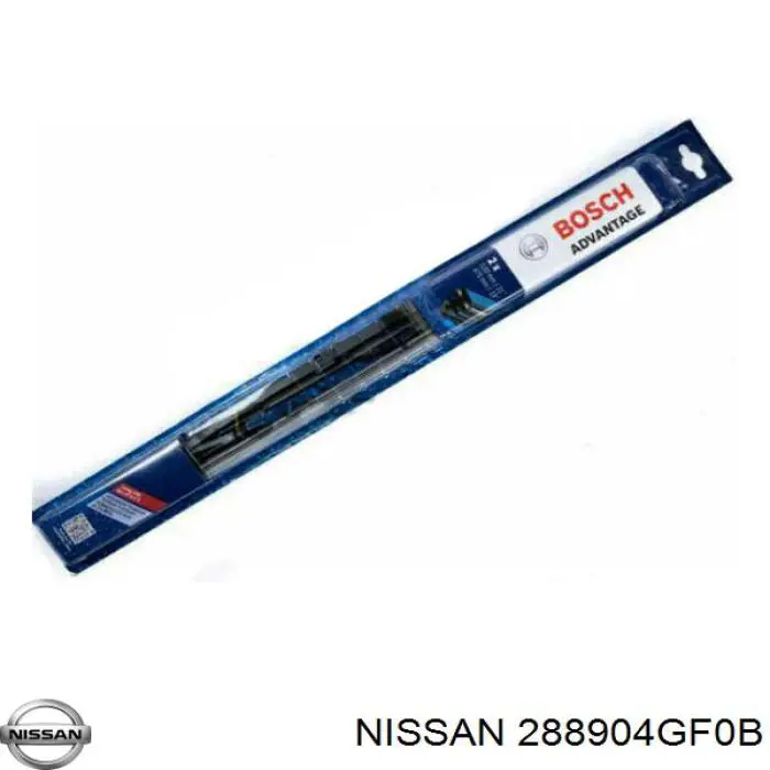 288904GF0B Nissan щітка-двірник лобового скла, водійська