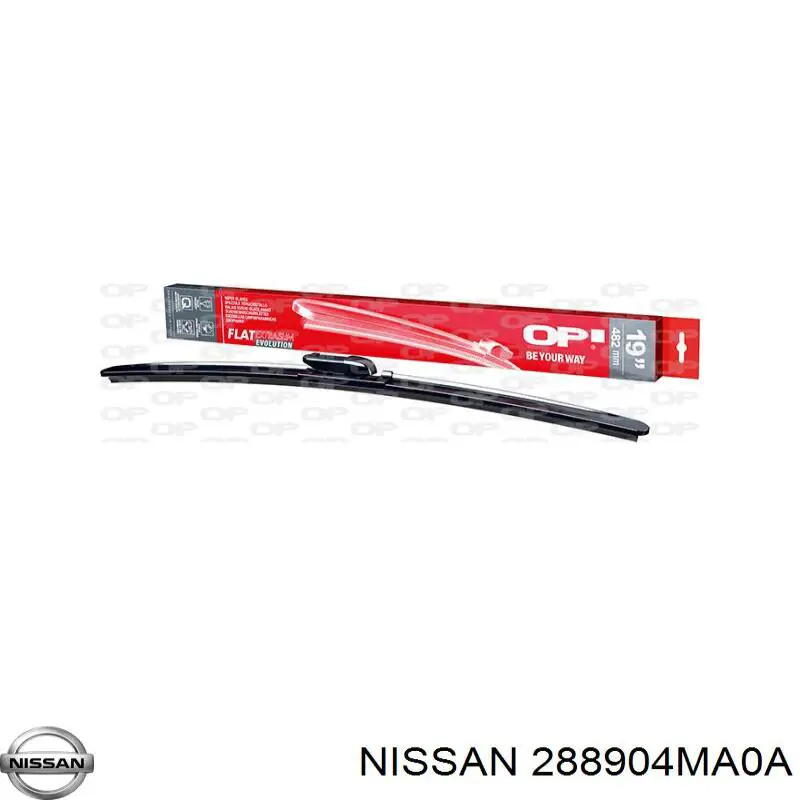288904MA0A Nissan/Infiniti Щітка склоочисника лобового скла, водійська