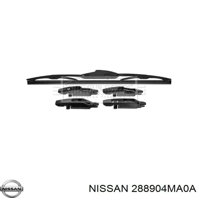 Щітка двірника ліва Nissan/Infiniti 288904MA0A ціна, від 13.65 USD