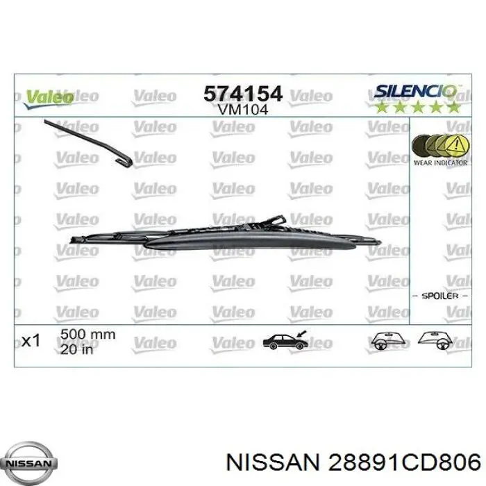  28891CD806 Nissan