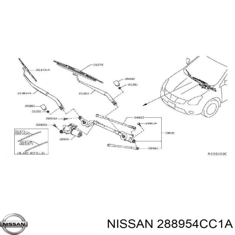 288954CC1A Nissan/Infiniti 