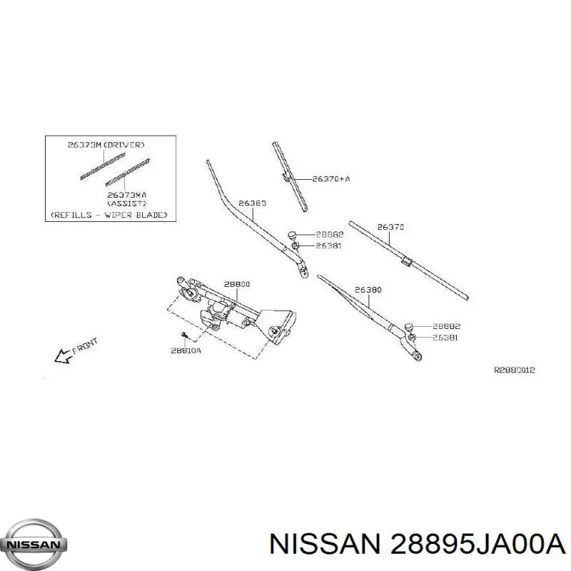 28895JA00A Nissan/Infiniti