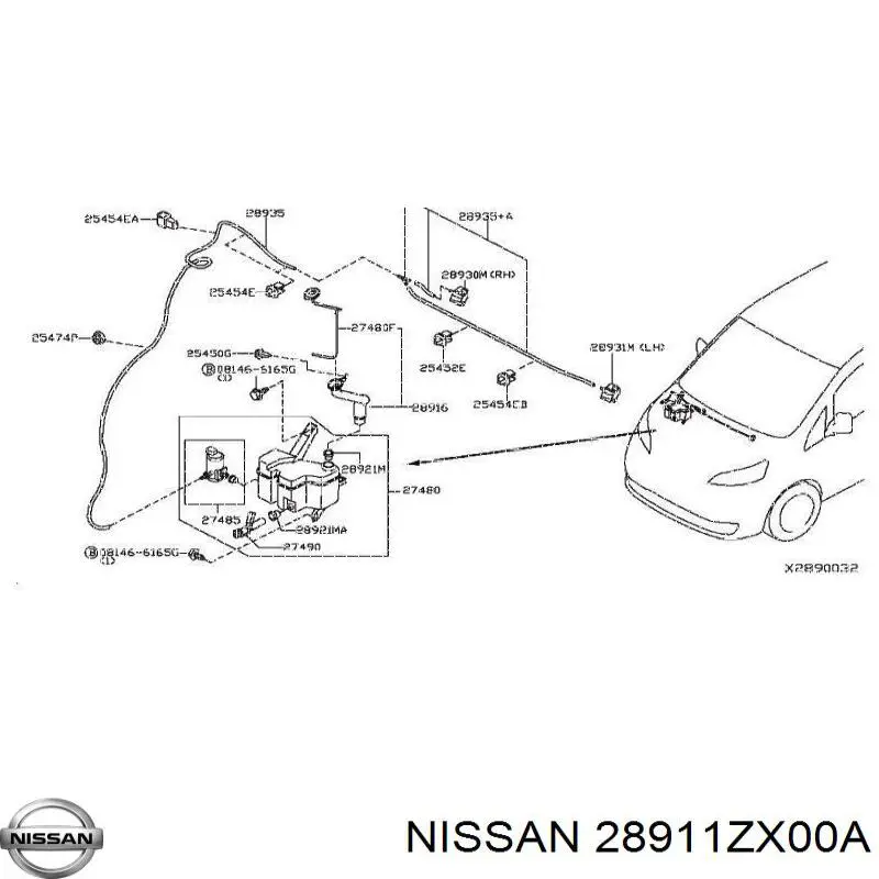 28911ZX00A Nissan/Infiniti 