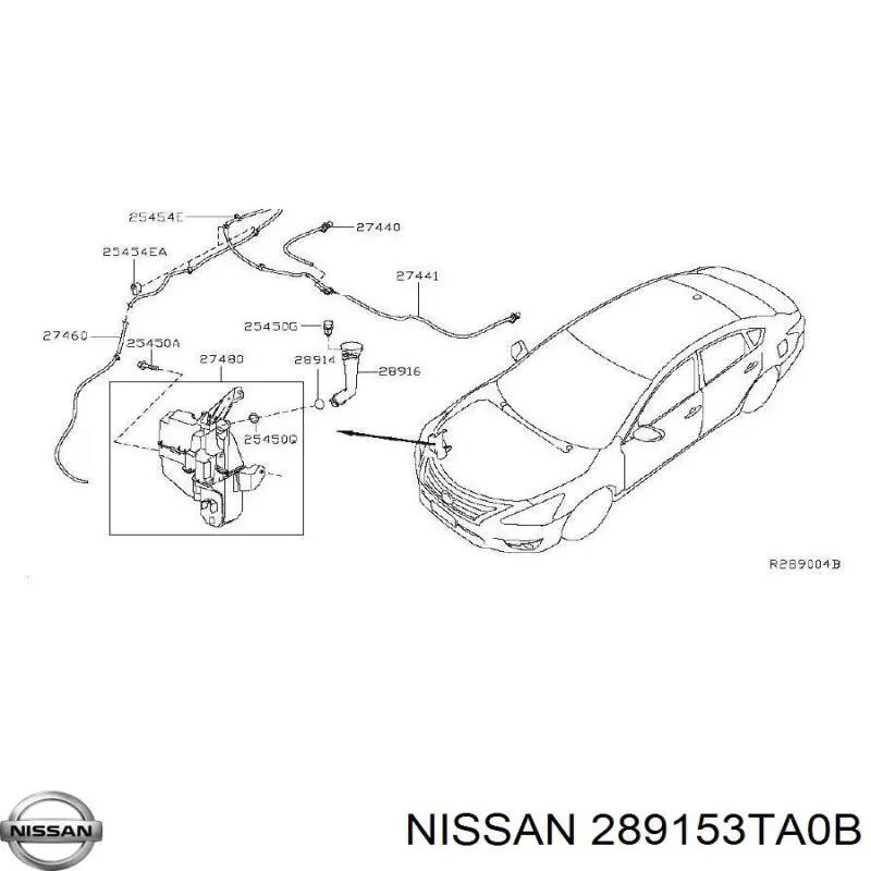  Nissan/Infiniti 289153TA0B ціна, від 20.14 USD