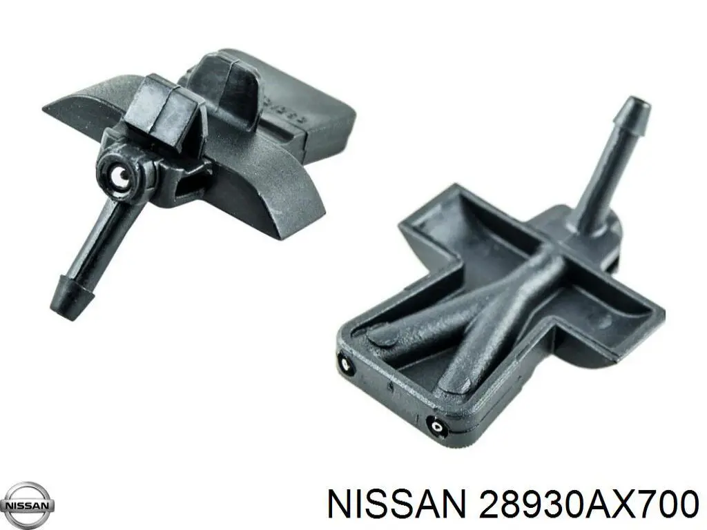 Форсунка омивача скла лобового, права Nissan/Infiniti 28930AX700 ціна, від 16.34 USD