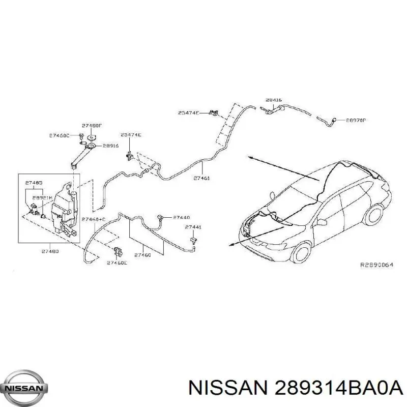  289314BA0A Nissan