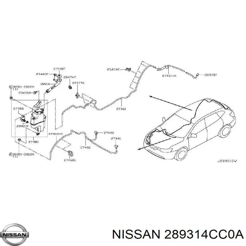  289314CC0A Nissan