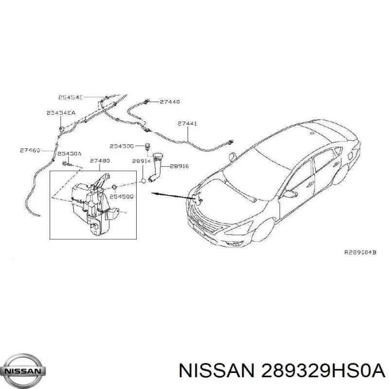  Nissan/Infiniti 289329HS0A ціна, від 15.53 USD