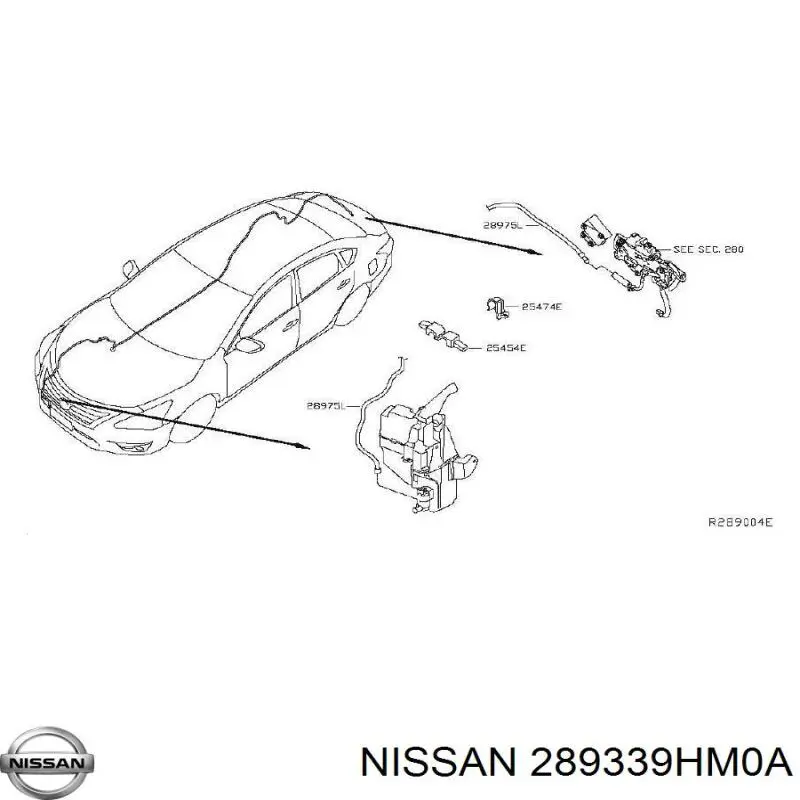  Nissan/Infiniti 289339HM0A ціна, від 10.11 USD