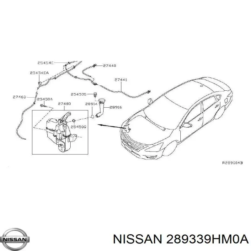 Купити 289339HM0A Nissan/Infiniti 