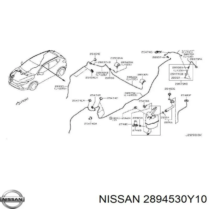 2894530Y10 Nissan/Infiniti 