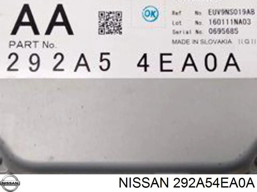 Модуль керування камерою 292A54EA0A Renault (RVI)