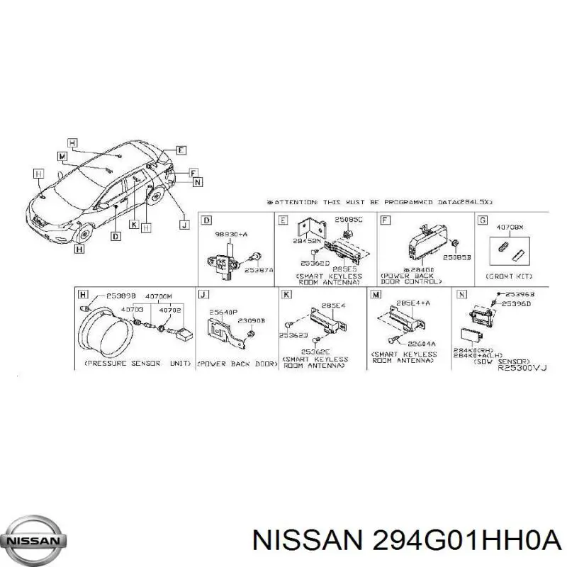  294G01HH0A Nissan