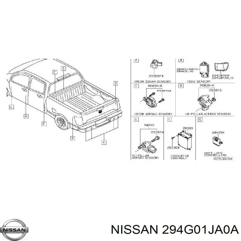  Nissan/Infiniti 294G01JA0A