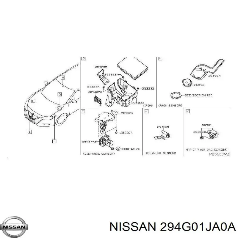 Купити 294G01JA0A Nissan/Infiniti 